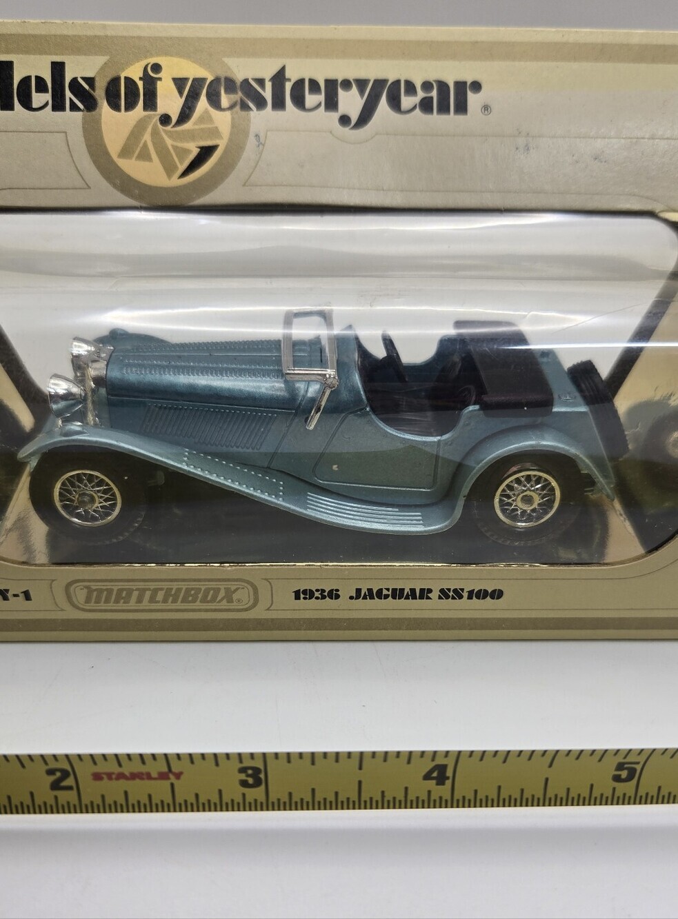 Vintage Matchbox Models of Yesteryear Y-1 1936 Jaguar SS100 diecast model car - Picture 2 of 6